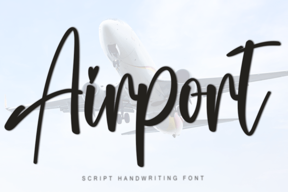 Airport: A Handwritten Script Font for Editorial Elegance