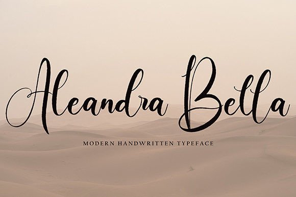 Aleandra Bella: A Handwritten Font That Makes Your Brand Feel Human