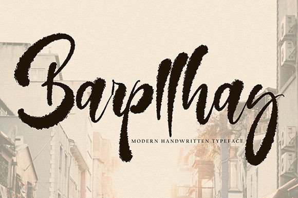 Barpllhay: A Handwritten Font That Makes Your Brand Feel Human