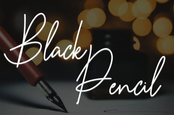 Black Pencil: A Modern Script Font That Elevates Your Brand