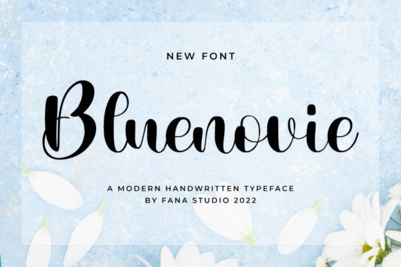Bluenovie: A Timeless Handwritten Font for Editorial Design