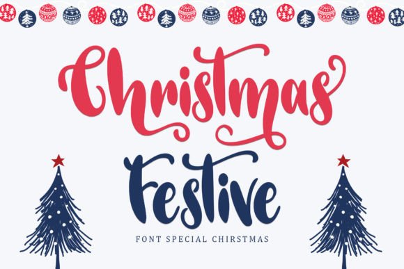 Christmas Festive: A Sweet Handwritten Script Font for Warm Brand Identities