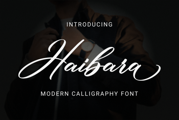 Haibara Script Font for Handmade Brands & Printables