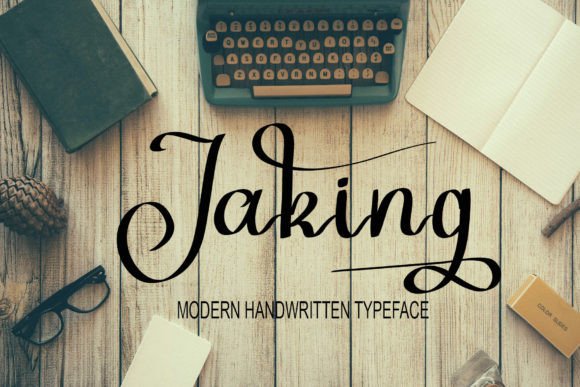 Jaking: A Thoughtful Handwritten Script Font for Editorial Warmth