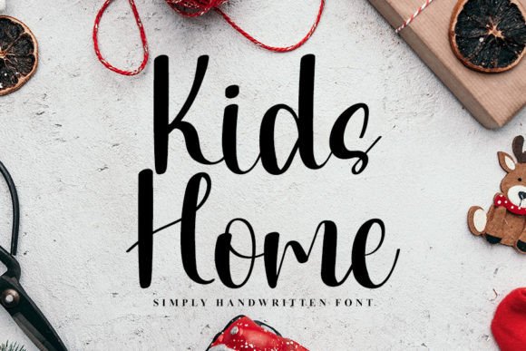Kids Home: A Handwritten Font That Makes Campaigns Feel Human