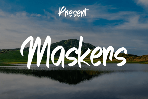 Maskers: A Modern Script Typeface for Scroll-Stopping Brand Content