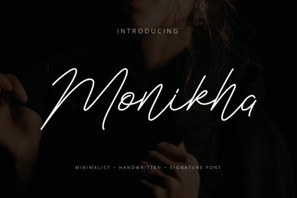 Monikha: A Minimalist Handwritten Font for Digital Branding