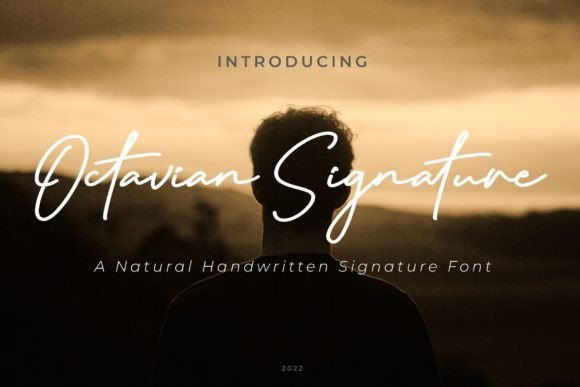 Octavian Signature: A Handwritten Font That Feels Like a Quiet Conversation