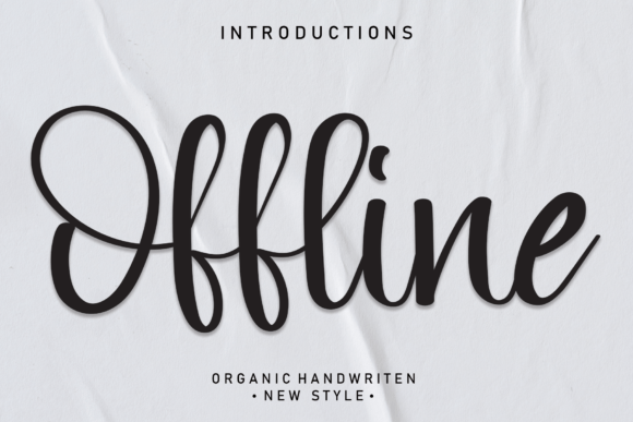 Offline: A Friendly Handwritten Font for Real Business Branding