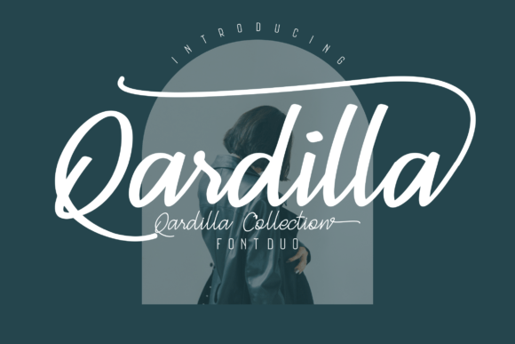 Qardilla Duo: Elegant Script Font for Handmade Labels & Printables