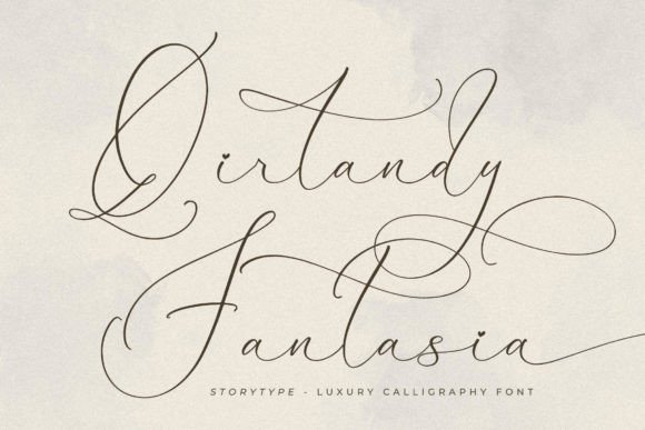 Qirtandy Fantasia: A Delicate Handwritten Font for Thoughtful Branding