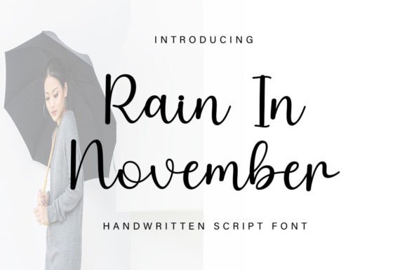 Rain in November: A Handwritten Typeface for Warm, Human-Centered Web Design