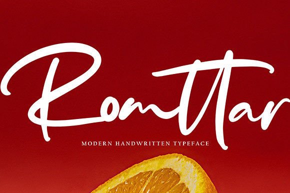 Romttar: A Flowing Script Font That Feels Like Hand-Lettered Magic