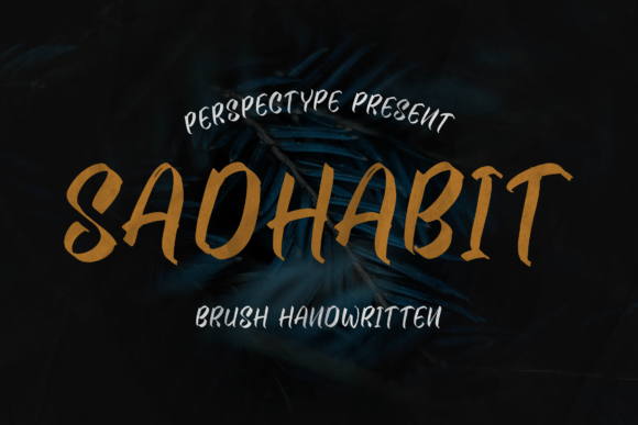 Sadhabit: A Thoughtful Handwritten Font for Editorial Design
