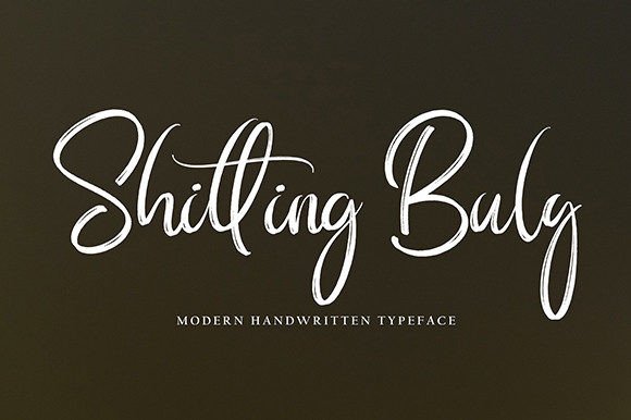 Shitting Buly: A Handwritten Font That Sells