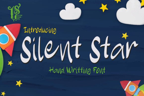 Silent Star: A Playful Handwritten Font That Lifts Your Brand