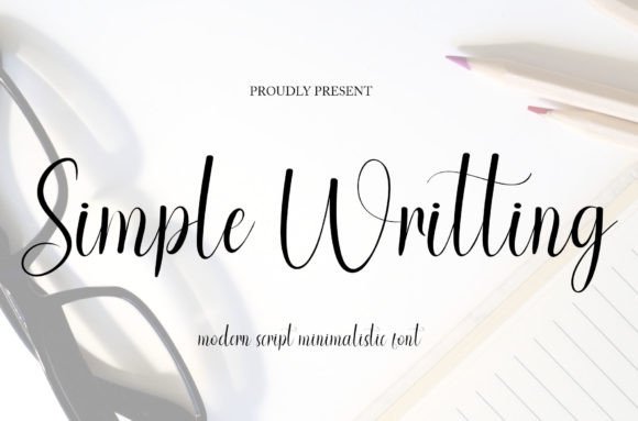 Simple Writting: A Thoughtful Handwritten Font for Editorial Warmth