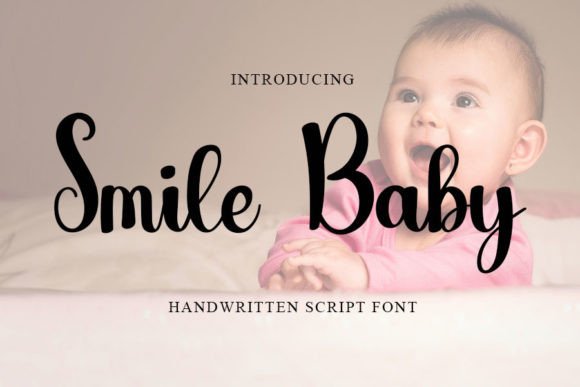 Smile Baby Handwritten Font for Crafters & Sellers