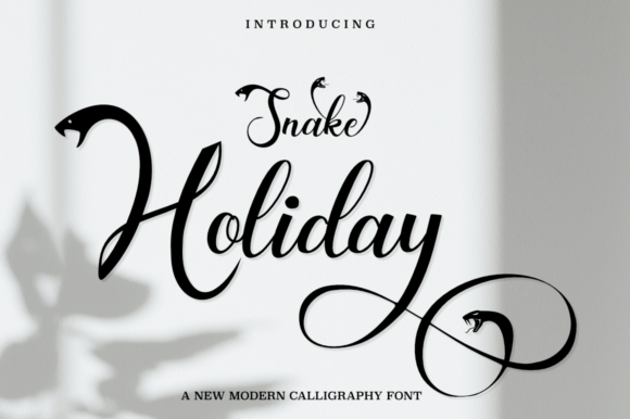 Snake Holiday: A Handwritten Font That Breathes Quiet Confidence