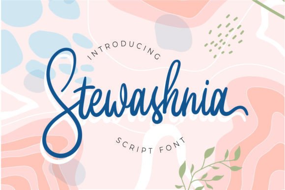 Stewashnia: A Thoughtful Script Font for Editorial Warmth